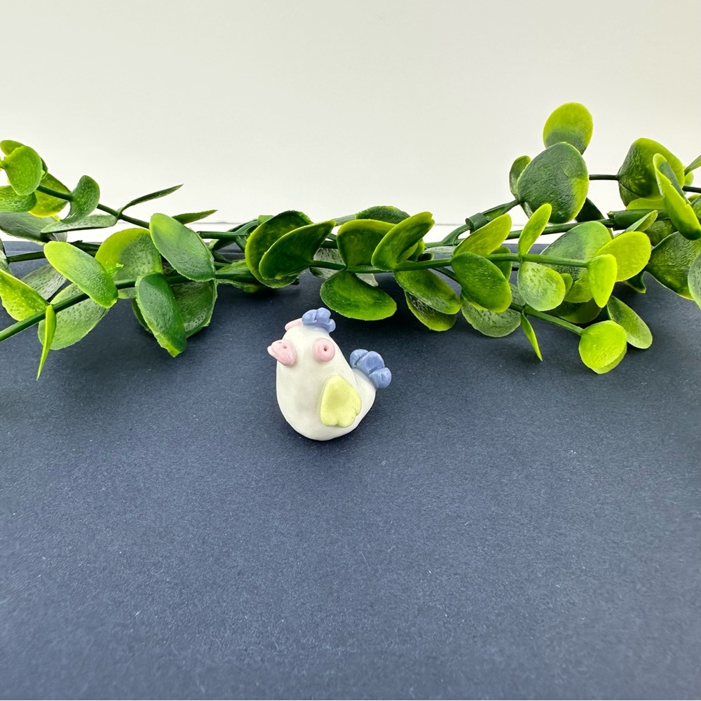Vintage Mini Chicken Figurine